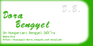 dora bengyel business card